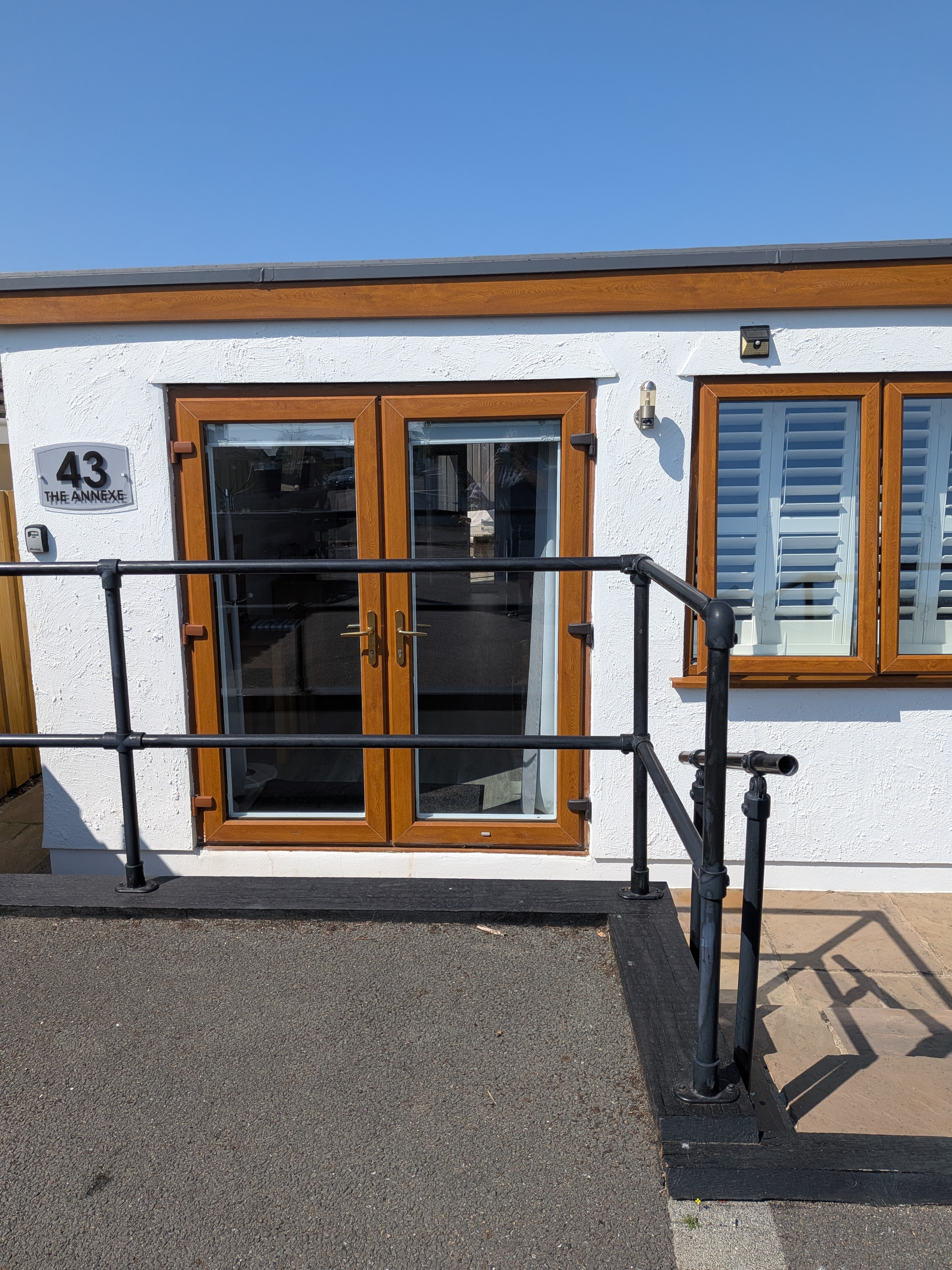 Entrance to the studio at 43 The Annexe